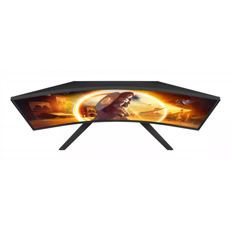 AOC G4 CQ32G4VE dators monitors 80 cm (31.5 colli) 2560 x 1440 pikseļi Quad HD LCD Melns, Pelēks