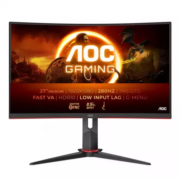 AOC G2 C27G2Z3/BK monitors 68.6 cm (27 collas) 1920 x 1080 pikseļi Full HD LED Melns, Sarkans