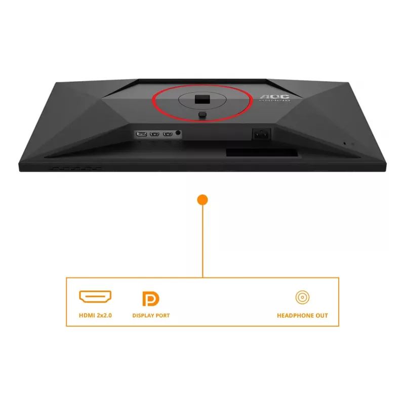 AOC G4 Q27G4ZR datora monitors 68.6 cm (27 inch) 2560 x 1440 pikseļi Quad HD LED Melns, Sarkans