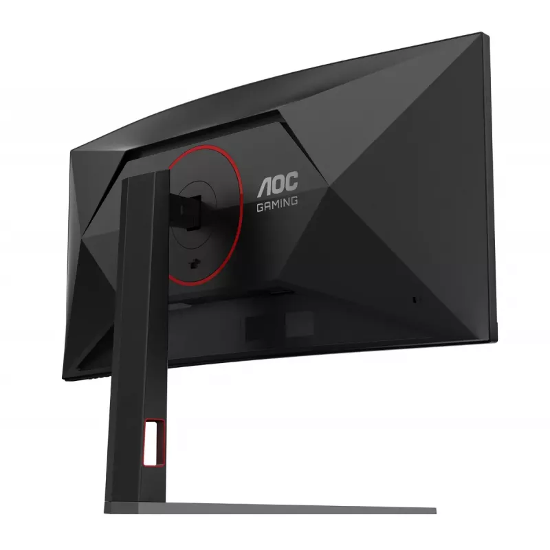AOC G4 CU34G4 datora monitors 86.4 cm (34 collas) 3440 x 1440 pikseļi Wide Quad HD LED melns, sarkans