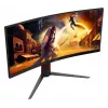 AOC G4 CU34G4 datora monitors 86.4 cm (34 collas) 3440 x 1440 pikseļi Wide Quad HD LED melns, sarkans