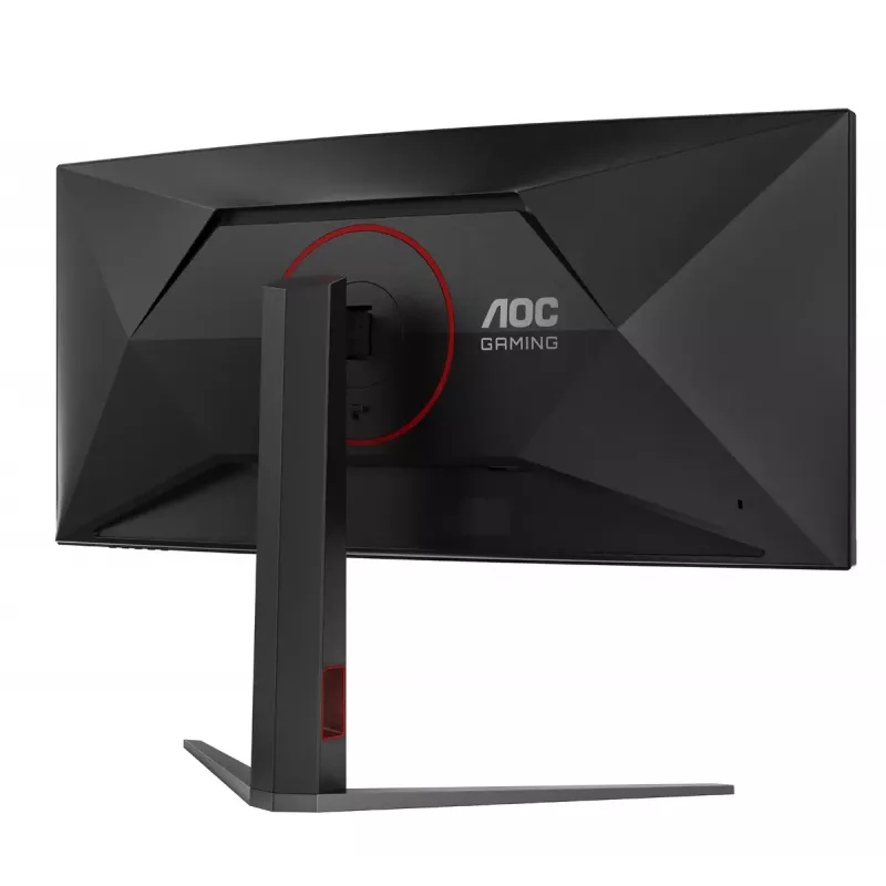 AOC G4 CU34G4 datora monitors 86.4 cm (34 collas) 3440 x 1440 pikseļi Wide Quad HD LED melns, sarkans