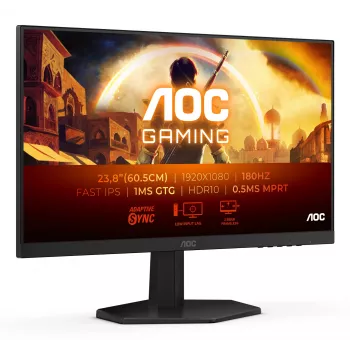 AOC G4 24G42E 23.8 collu Full HD LCD monitors melnā krāsā