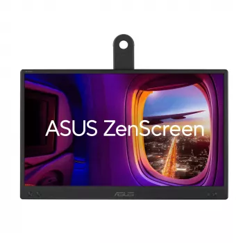 ASUS ZenScreen MB166CR monitors 39.6 cm (15.6 colli) 1920 x 1080 pikseļi Full HD LCD Melns