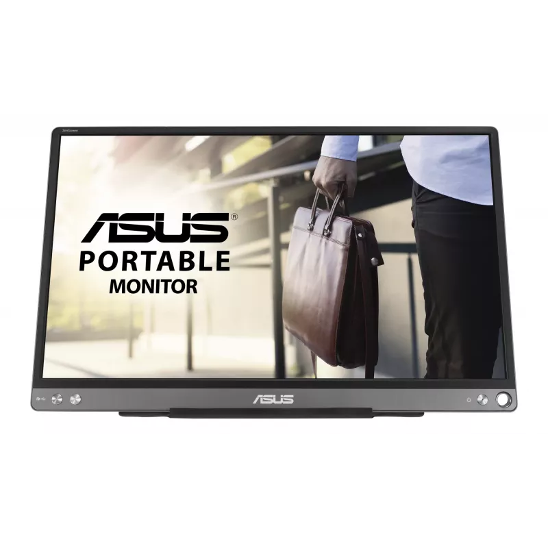 ASUS ZenScreen MB16ACE monitors 39,6 cm (15,6 collu) 1920 x 1080 pikseļi Full HD LED Pelēks