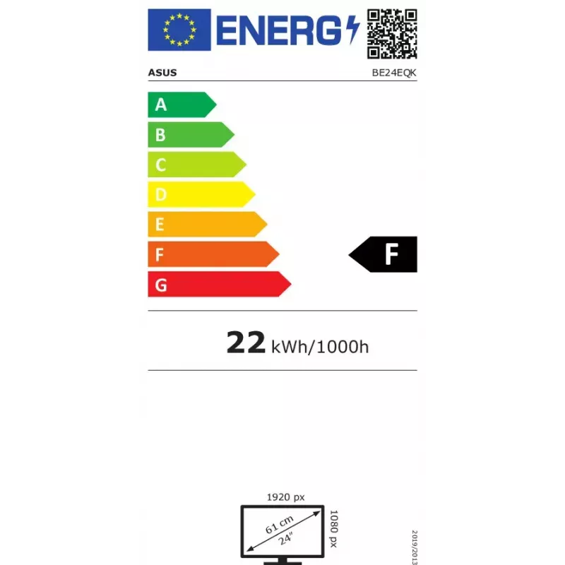 ASUS BE24EQK datora monitors 60,5 cm (23,8 collas) 1920 x 1080 pikseļi Full HD LED melns
