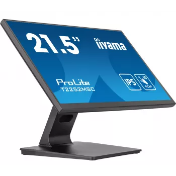 iiyama ProLite T2252MSC-B2 monitors 54.6 cm (21.5 collas) 1920 x 1080 pikseļi Full HD LCD skārienekrāns Melns