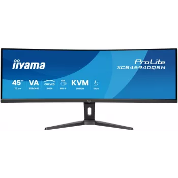 iiyama G-MASTER 45 inch LCD izliekts biznesa UWQHD dators monitors 113 cm (44.5 inch) 5120 x 1440 pikseļi Dual QHD LED Melns