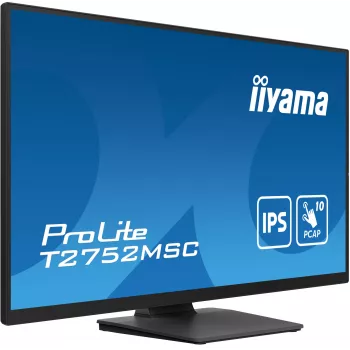iiyama ProLite T2752MSC-B1 27 collu monitors ar skārienjutīgu ekrānu, Full HD, melns