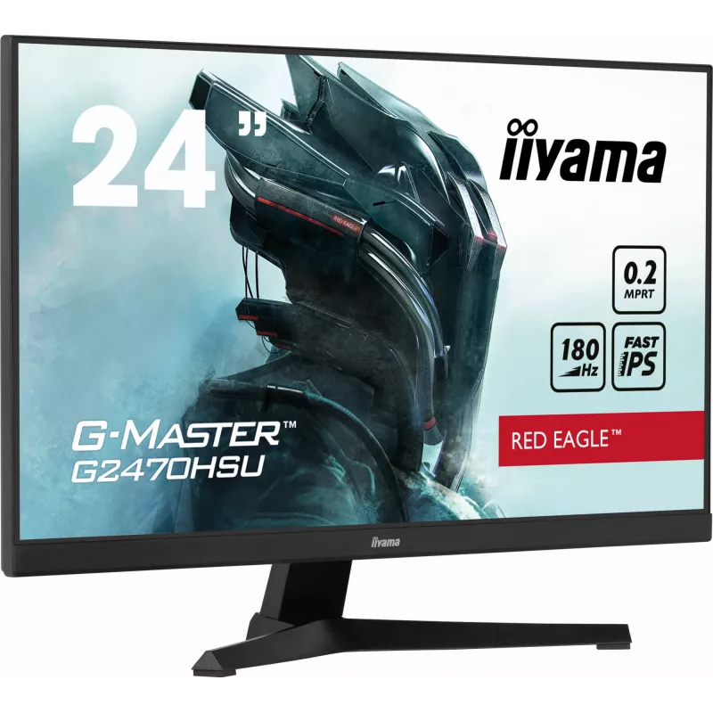 iiyama G-MASTER G2470HSU-B6 dators monitors 60.5 cm (23.8 collas) 1920 x 1080 pikseļi Full HD LCD Melns