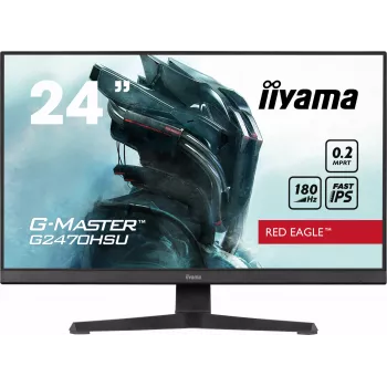 iiyama G-MASTER G2470HSU-B6 dators monitors 60.5 cm (23.8 collas) 1920 x 1080 pikseļi Full HD LCD Melns