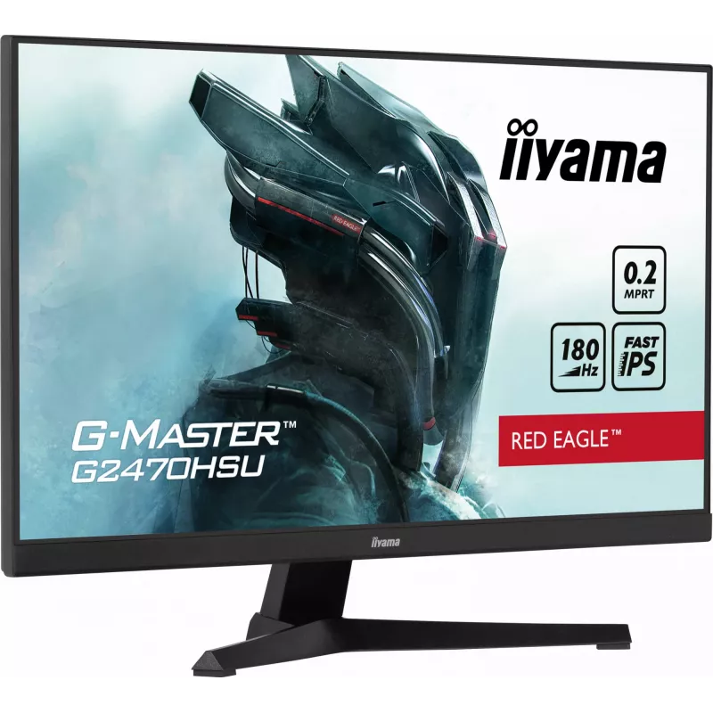 iiyama G-MASTER G2470HSU-B6 dators monitors 60.5 cm (23.8 collas) 1920 x 1080 pikseļi Full HD LCD Melns