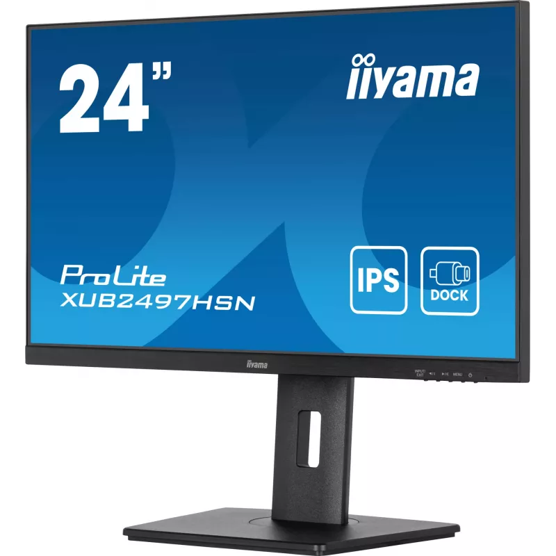 iiyama ProLite XUB2497HSN-B2 monitors 60.5 cm (23.8 collas) Full HD LED melns