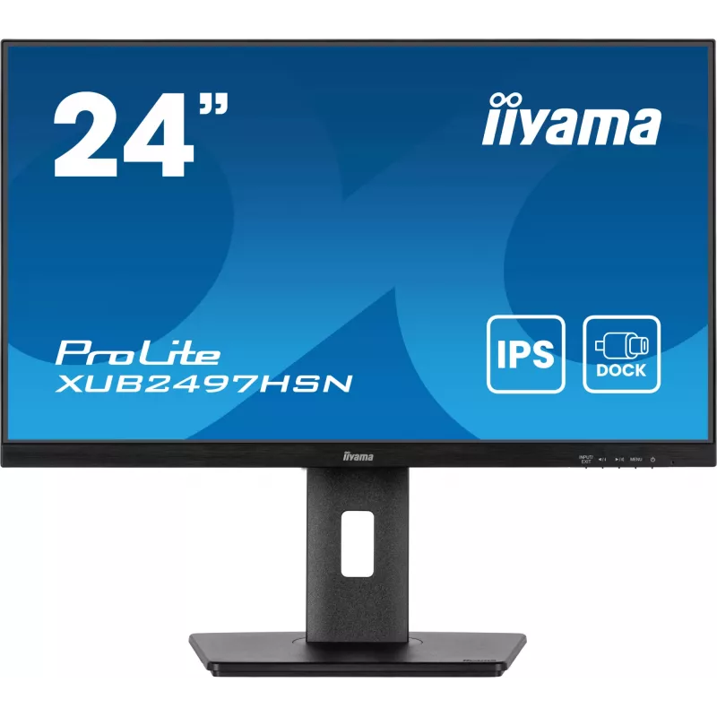iiyama ProLite XUB2497HSN-B2 monitors 60.5 cm (23.8 collas) Full HD LED melns