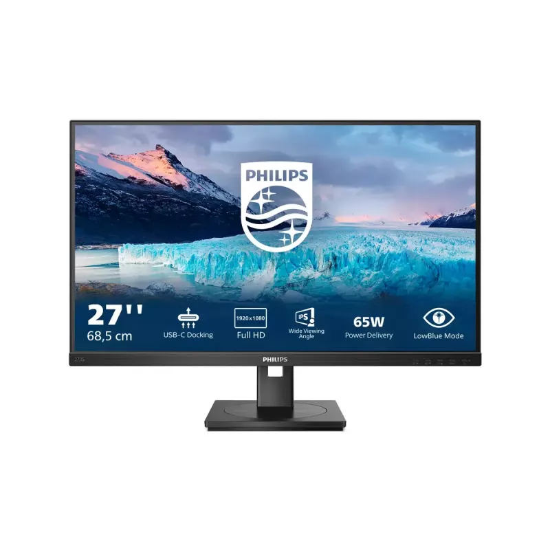Philips S Line 273S1/00 27 collu Full HD LCD monitors, melns