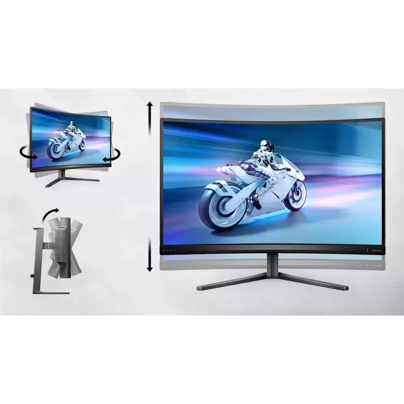 Philips Evnia 25M2N3200W/00 dators monitors 62.2 cm (24.5 colli) 1920 x 1080 pikseļi Full HD LCD pelēks