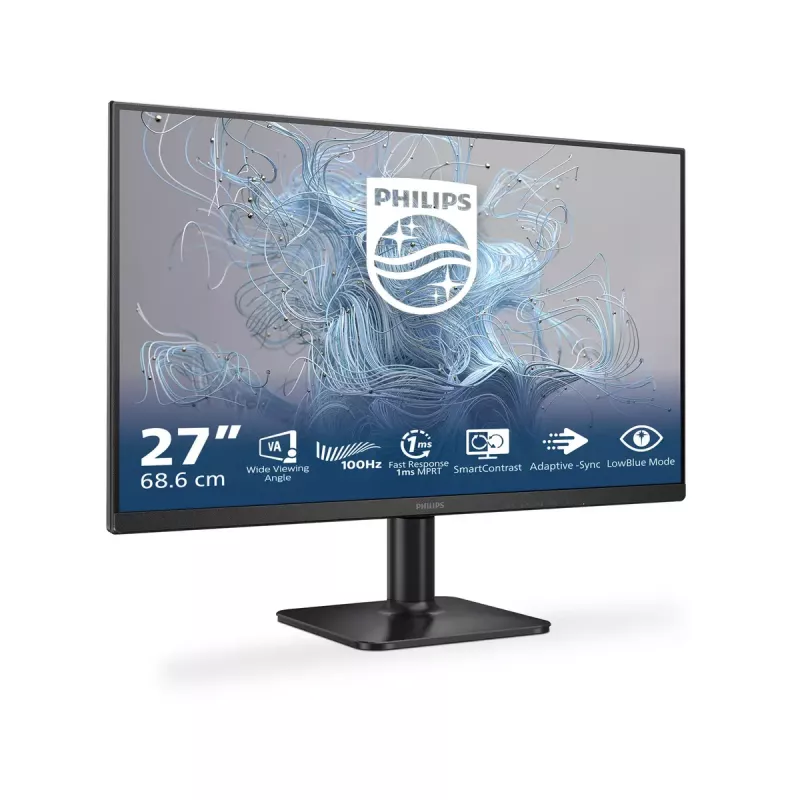 Philips 1000 sērija 27E2N1100L/00 datora monitors 68,6 cm (27 collas) 1920 x 1080 pikseļi Full HD LCD Melns