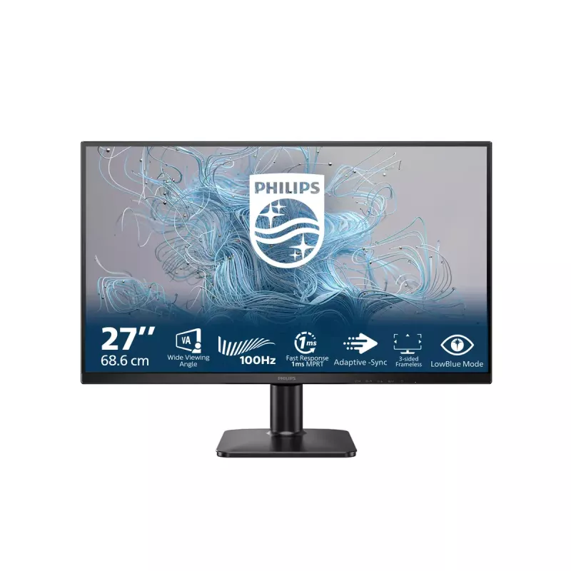Philips 1000 sērija 27E2N1100L/00 datora monitors 68,6 cm (27 collas) 1920 x 1080 pikseļi Full HD LCD Melns