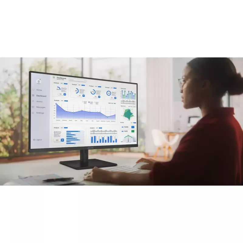 Philips 1000 sērija 32E1N1800LA/00 datora monitors 80 cm (31,5 collas) 3840 x 2160 pikseļi 4K Ultra HD LCD Melns