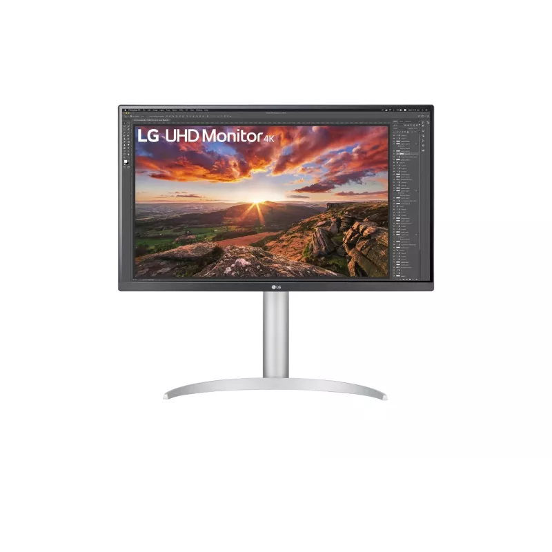 LG 27UP85NP-W monitors 68.6 cm (27 inch) 3840 x 2160 4K Ultra HD LED Sudrabs