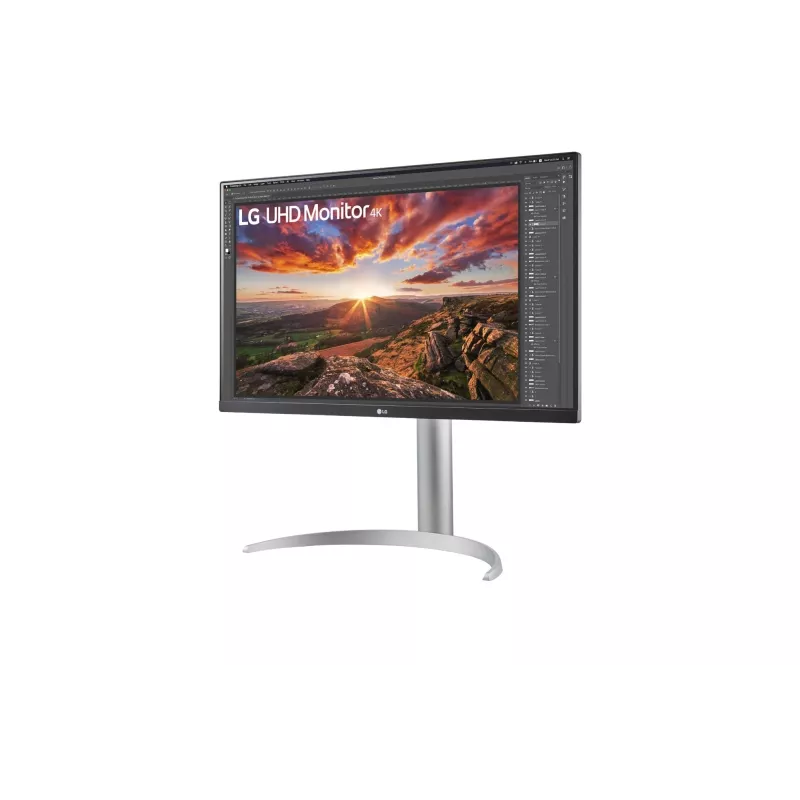 LG 27UP85NP-W monitors 68.6 cm (27 inch) 3840 x 2160 4K Ultra HD LED Sudrabs