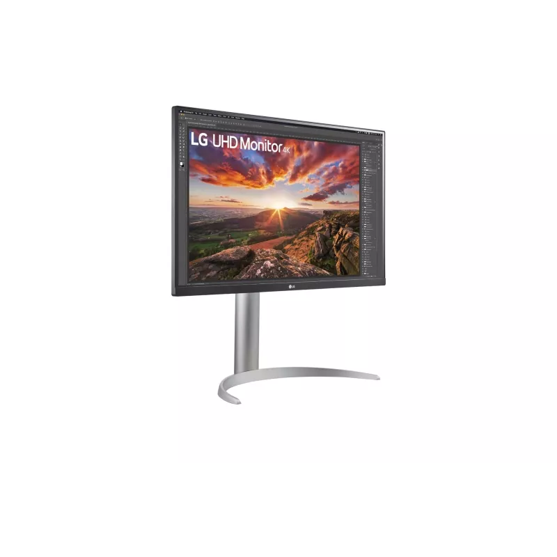 LG 27UP85NP-W monitors 68.6 cm (27 inch) 3840 x 2160 4K Ultra HD LED Sudrabs