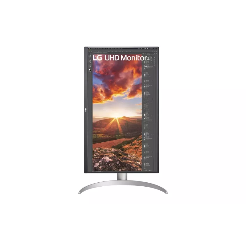 LG 27UP85NP-W monitors 68.6 cm (27 inch) 3840 x 2160 4K Ultra HD LED Sudrabs