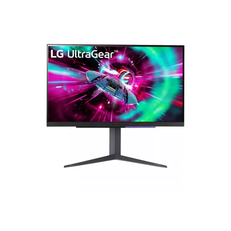 LG 27GR93U-B 27 collu 4K Ultra HD IPS monitors 3840 x 2160, 1 ms, 400 cd/m², VESA, USB centrmezgls
