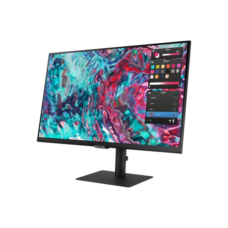 Samsung S80TB 27 collu 4K Ultra HD LED monitors, melns