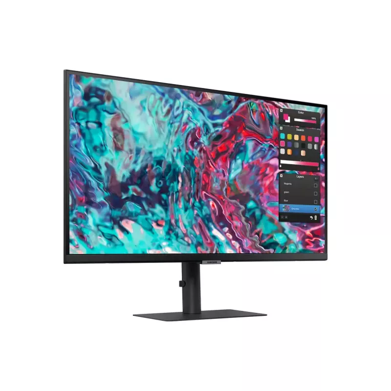 Samsung S80TB 27 collu 4K Ultra HD LED monitors, melns