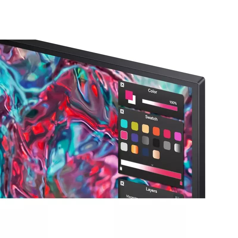 Samsung S80TB 27 collu 4K Ultra HD LED monitors, melns