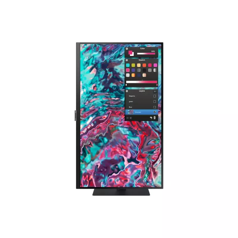 Samsung S80TB 27 collu 4K Ultra HD LED monitors, melns