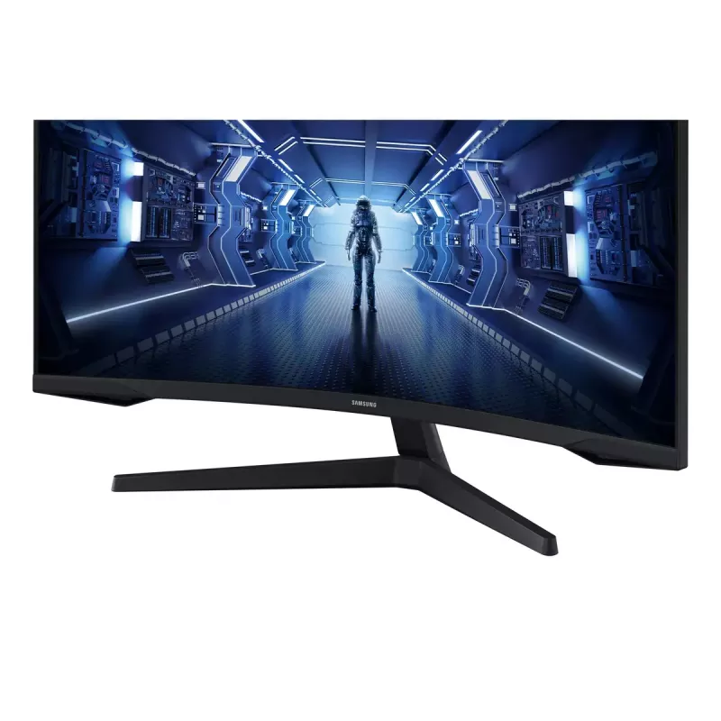Samsung G55T monitors 86,4 cm (34 colli) 3440 x 1440 pikseļi UltraWide Quad HD LED Melns