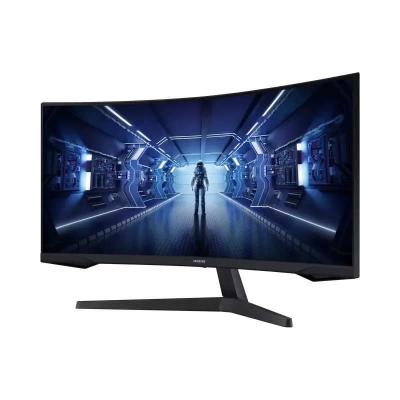 Samsung G55T monitors 86,4 cm (34 colli) 3440 x 1440 pikseļi UltraWide Quad HD LED Melns