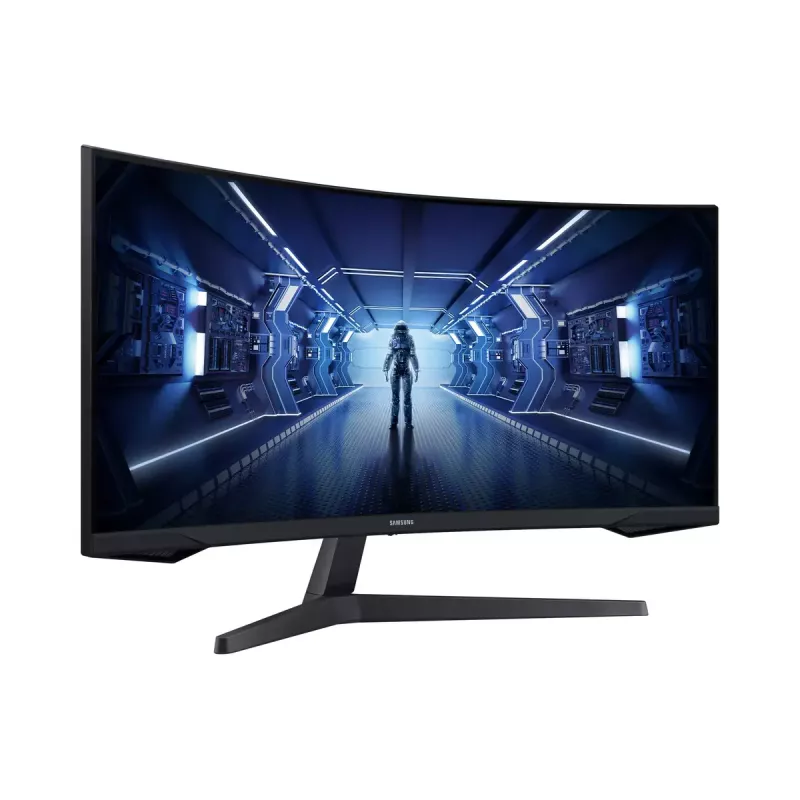 Samsung G55T monitors 86,4 cm (34 colli) 3440 x 1440 pikseļi UltraWide Quad HD LED Melns