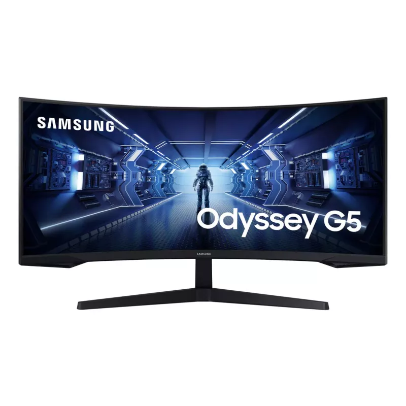 Samsung G55T monitors 86,4 cm (34 colli) 3440 x 1440 pikseļi UltraWide Quad HD LED Melns