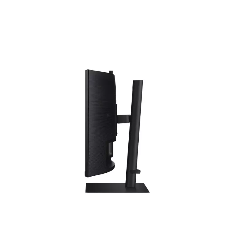 34 collu Samsung S65VC UltraPlatais Quad HD 3440x1440 Izliekts VA LCD monitors ar USB-C PD 90W, iebūvētiem skaļruņiem, 100 Hz