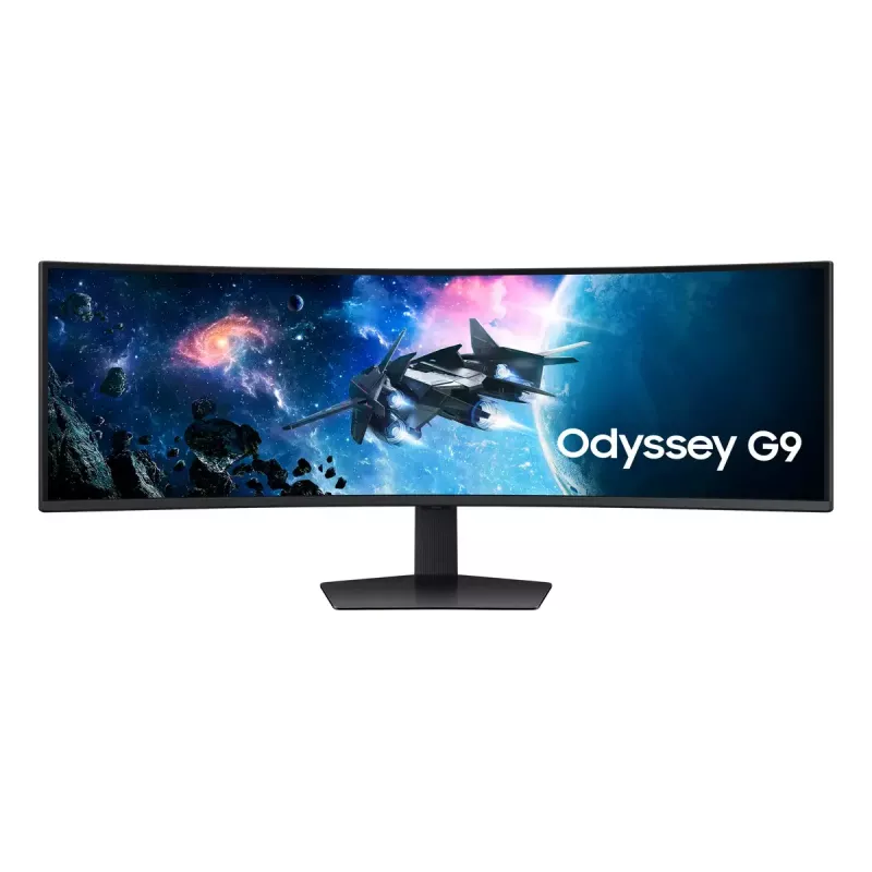 Samsung G95C monitors 124.5 cm (49 colli) 5120 x 1440 pikseļi Dual QHD LED melns