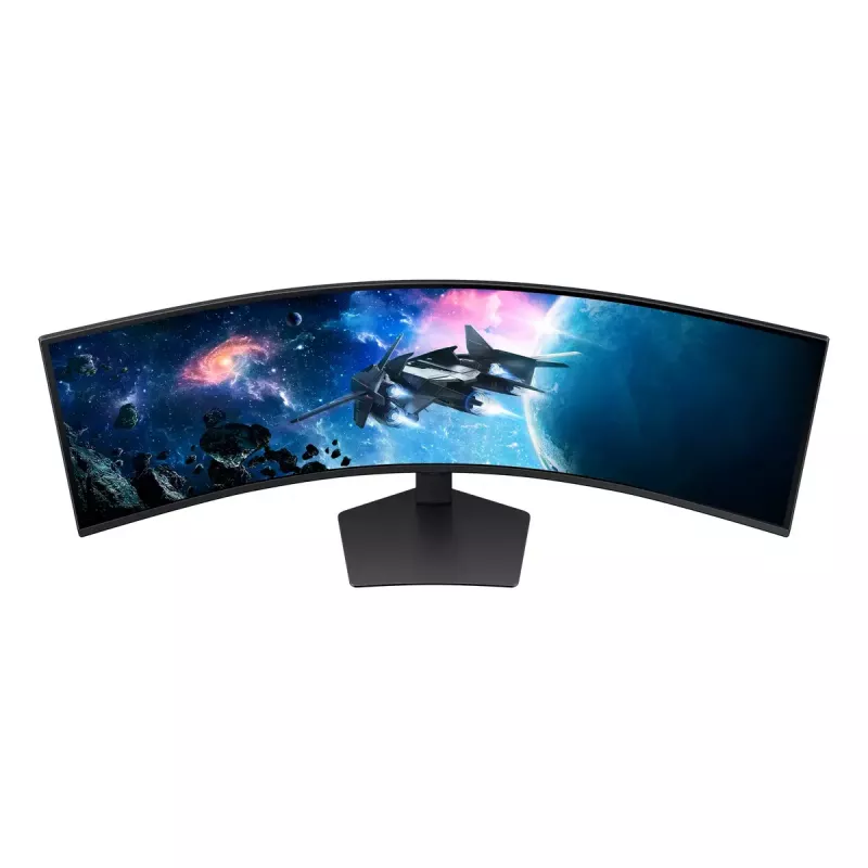 Samsung G95C monitors 124.5 cm (49 colli) 5120 x 1440 pikseļi Dual QHD LED melns