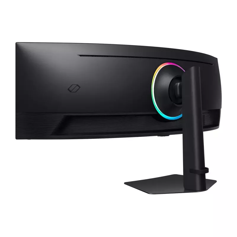Samsung G95C monitors 124.5 cm (49 colli) 5120 x 1440 pikseļi Dual QHD LED melns