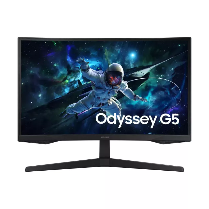 Samsung G55C 27 collu Quad HD 2560x1440 VA LED izliekts monitors 1000R, 165Hz, 1ms, FreeSync, VESA, Melns