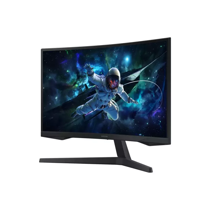 Samsung G55C 27 collu Quad HD 2560x1440 VA LED izliekts monitors 1000R, 165Hz, 1ms, FreeSync, VESA, Melns