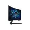 Samsung G55C 27 collu Quad HD 2560x1440 VA LED izliekts monitors 1000R, 165Hz, 1ms, FreeSync, VESA, Melns