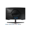 Samsung G55C 27 collu Quad HD 2560x1440 VA LED izliekts monitors 1000R, 165Hz, 1ms, FreeSync, VESA, Melns