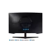 Samsung S32CG552EU 32 inch izliekts monitors Quad HD 2560x1440 VA LED, 165 Hz, 1 ms, FreeSync, HDR10