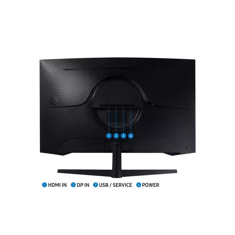 Samsung S32CG552EU 32 inch izliekts monitors Quad HD 2560x1440 VA LED, 165 Hz, 1 ms, FreeSync, HDR10