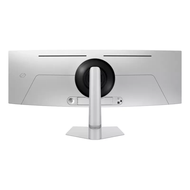 49 collu izliekts OLED monitors Samsung S49DG910SU — Dual QHD 5120×1440, 32:9, 0,03 ms, 2×USB-C, VESA, augstuma regulējams