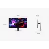 Samsung S32FG810SU 32 collu OLED monitors, 4K UHD, 0,03 ms, regulējams augstums, sudrabs