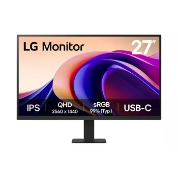 LG 27U631A-B 27 collu IPS QHD monitors, 2560x1440, 100 Hz, 5 ms, HDR10, USB-C PD 15W, VESA