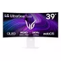 39 collu OLED monitors LG 39GX90SA-W — 3440 x 1440, 21:9, izliekts, iebūvēti skaļruņi, VESA, USB-C